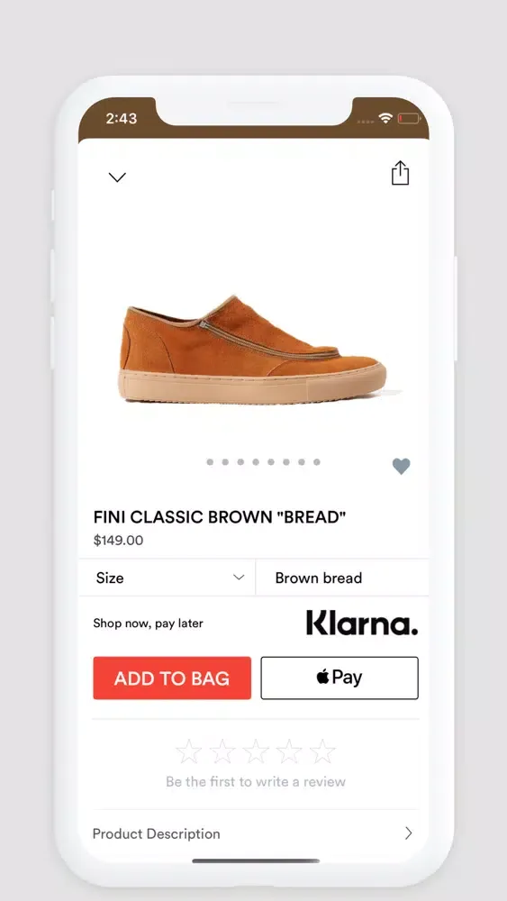 Fini Shoes应用截图