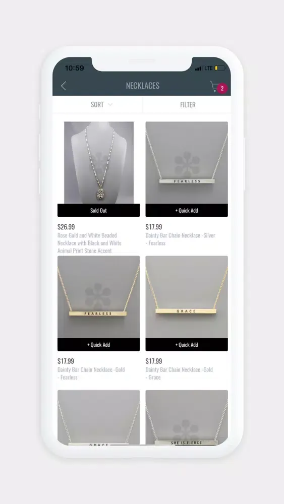 ภาพหน้าจอของ By Grace Alone Boutique