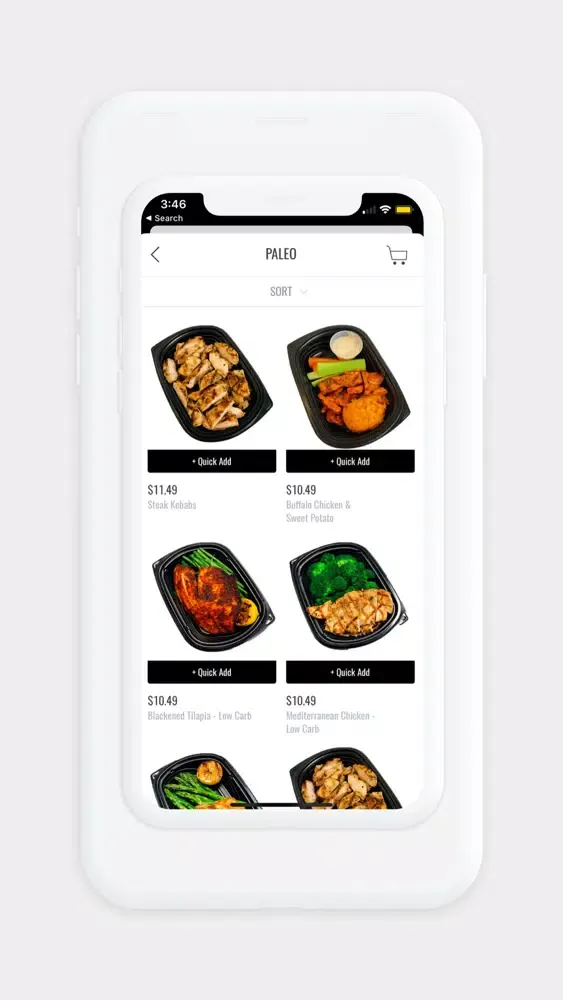 Capturas de pantalla de Naked Chef Meal Prep
