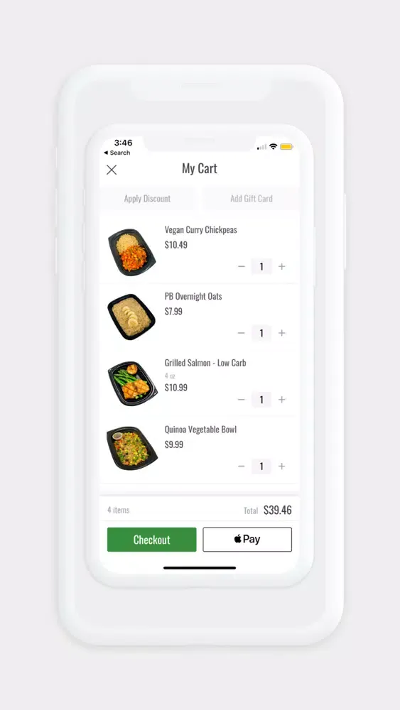 Capturas de pantalla de Naked Chef Meal Prep