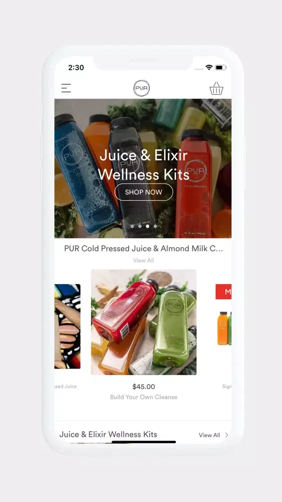 Ảnh chụp màn hình của PUR Cold-Pressed