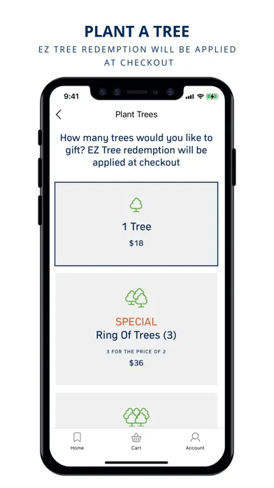 Ảnh chụp màn hình của Plant Trees: JNF - USA