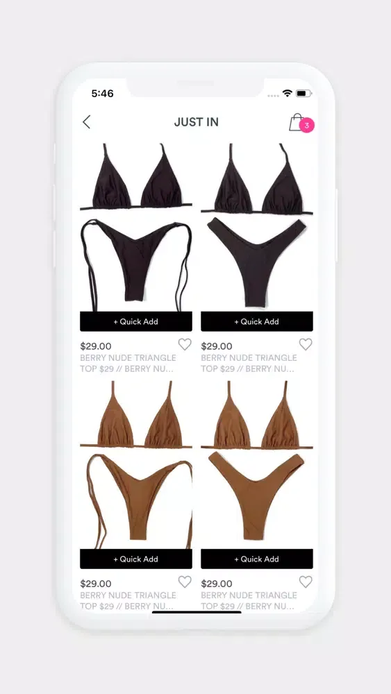 Berry Beachy Swimwear Screenshots