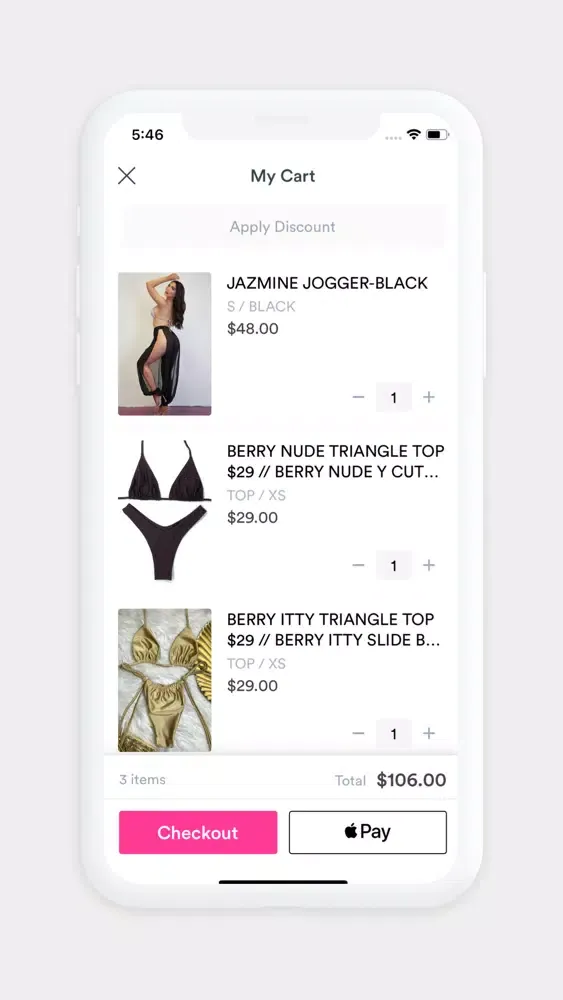 Berry Beachy Swimwear Screenshots