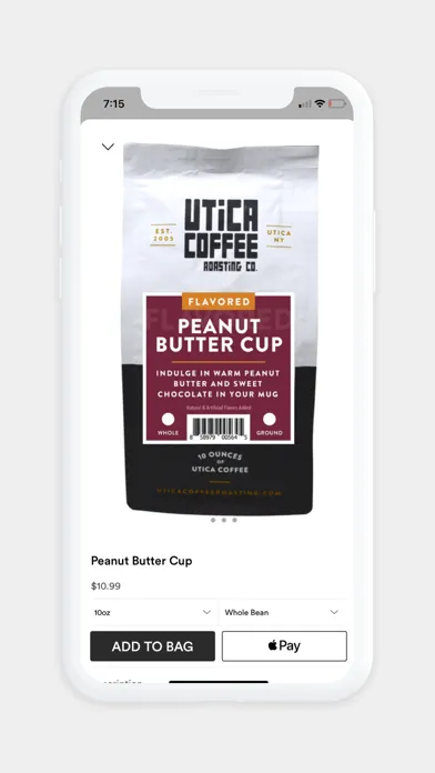 Capturas de pantalla de Utica Coffee