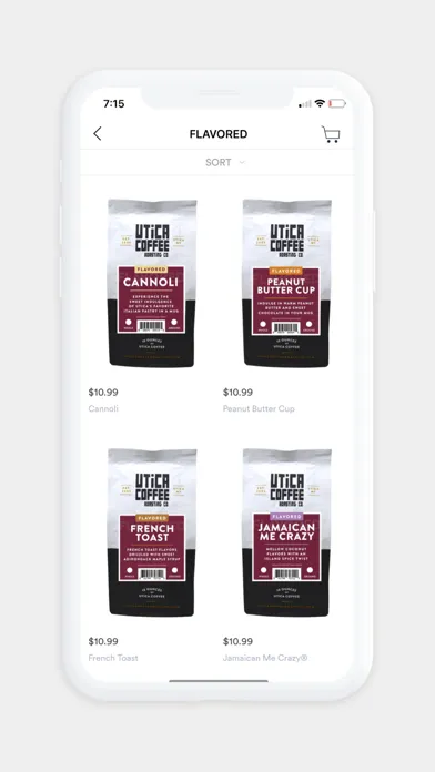 Capturas de pantalla de Utica Coffee