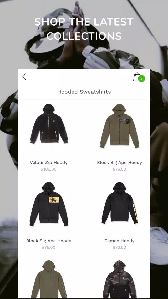 Tangkapan layar MONEY Clothing