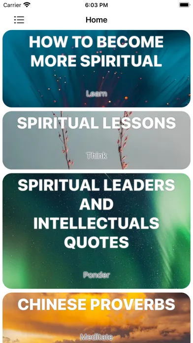 Ảnh chụp màn hình của Daily Spiritual Quotes