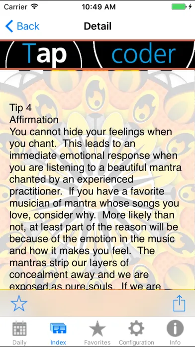 Mantras. Palabras de Poder Ekran Görüntüleri