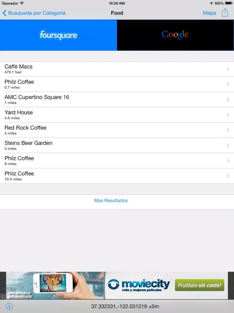 NearBy Finder - LITE iPad 应用截图