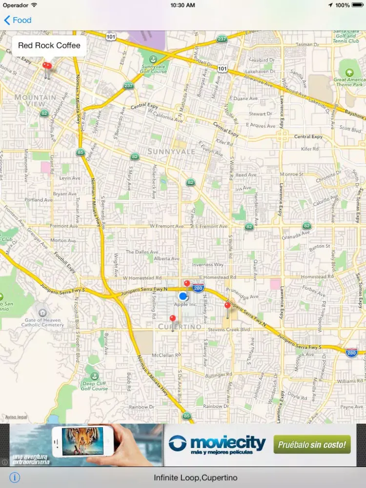 NearBy Finder - LITE iPad 应用截图