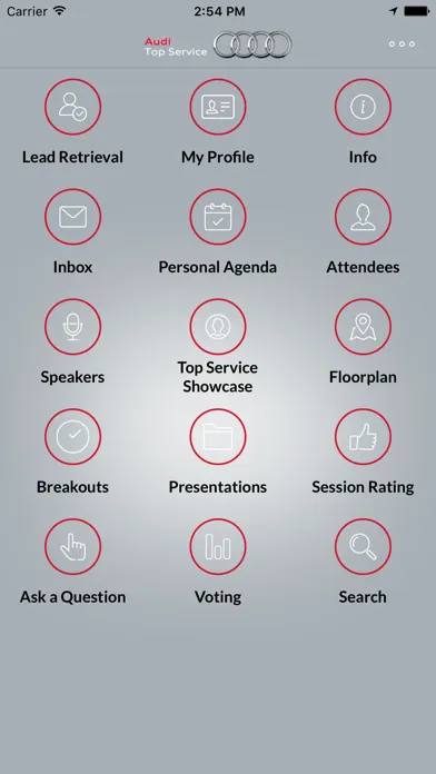 2016 Audi Service & Parts Conference Screenshots