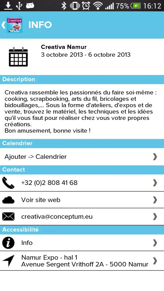 Capturas de pantalla de Creativa