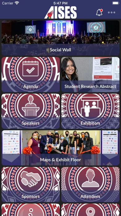 AISES Events Screenshots