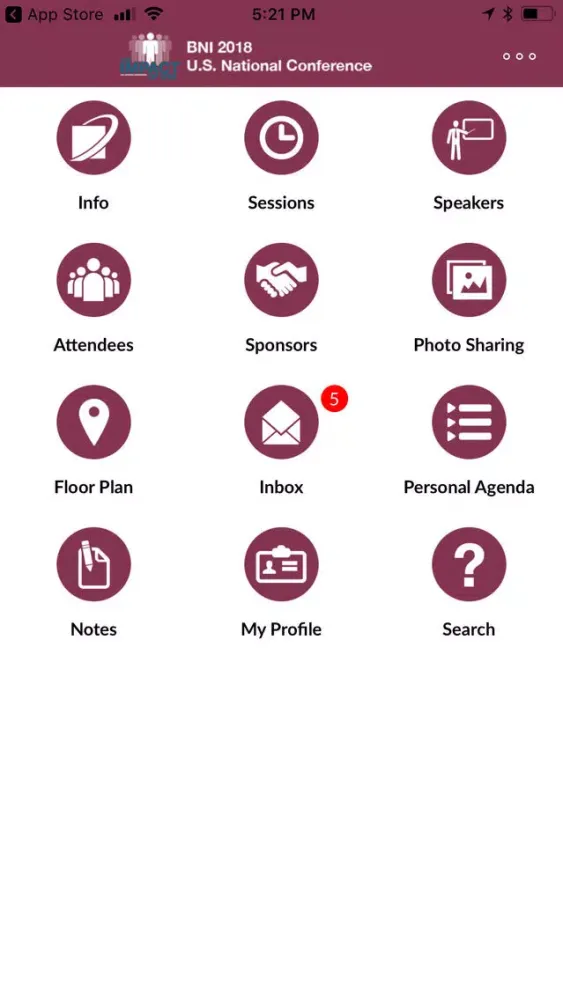 BNI Global Events سکرین شاٹس