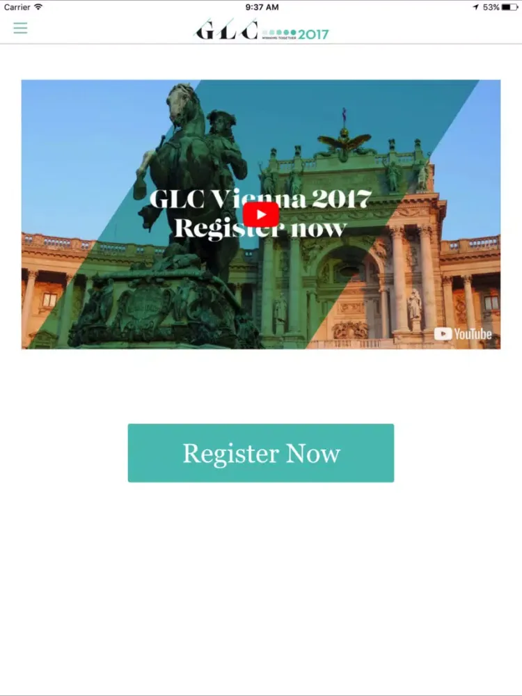 GLC Vienna 2017 iPad 应用截图