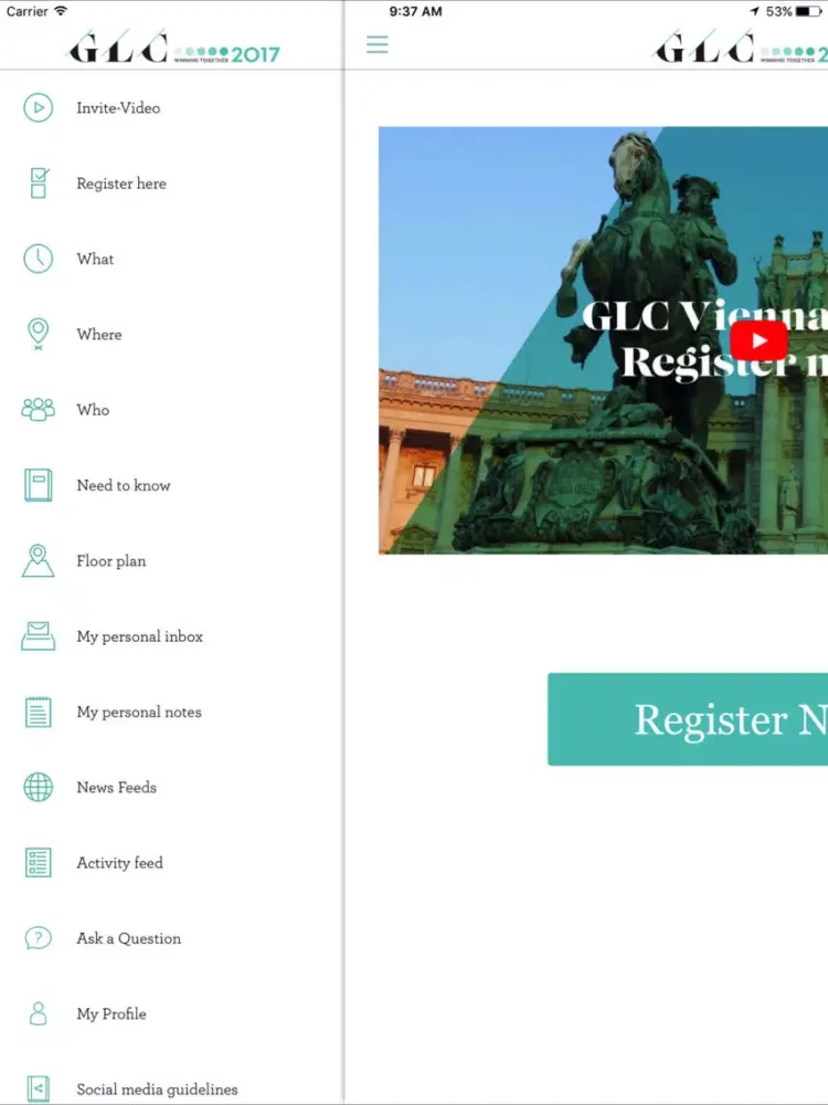 GLC Vienna 2017 iPad 应用截图