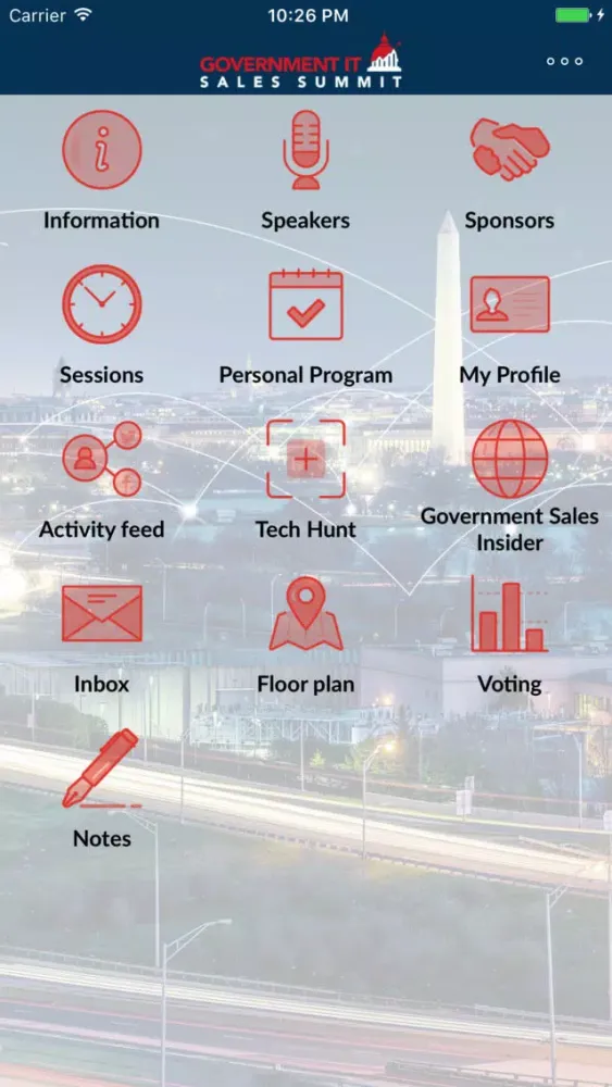 Capturas de pantalla de immixGroup’s Government IT Sales Summit