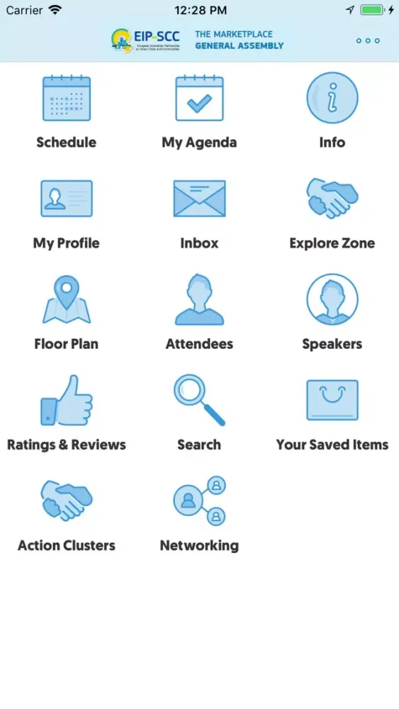 Ảnh chụp màn hình của The EIP-SCC Marketplace