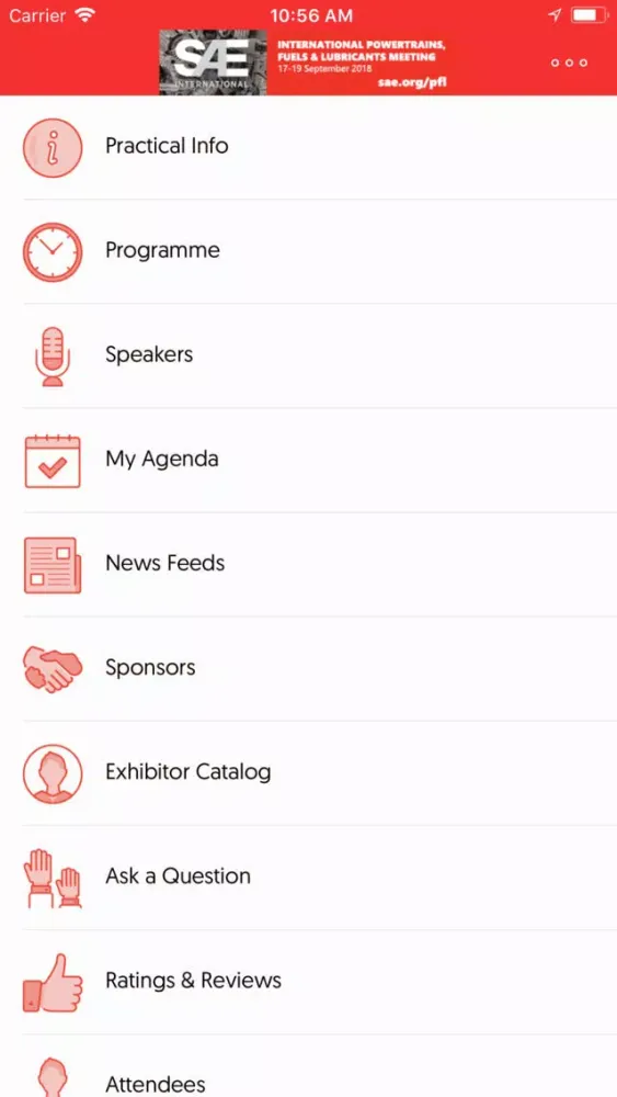SAE Events Europe سکرین شاٹس