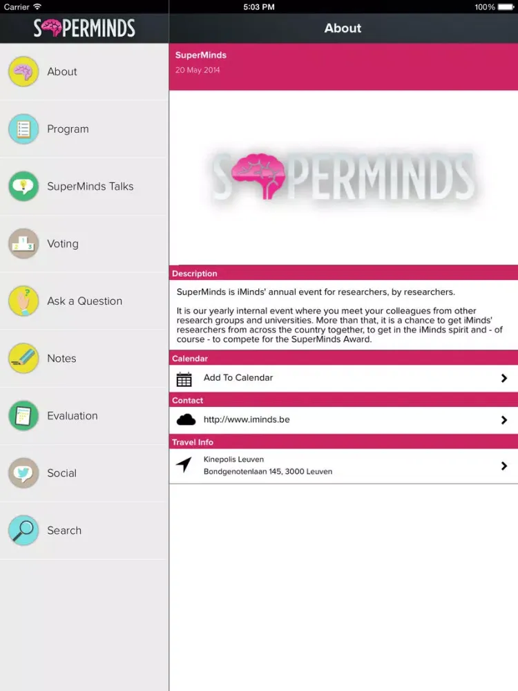 SuperMinds iPad  Screenshots