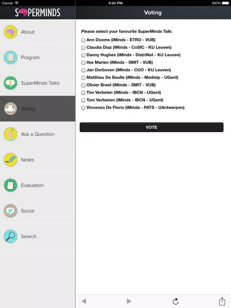 SuperMinds iPad  Screenshots