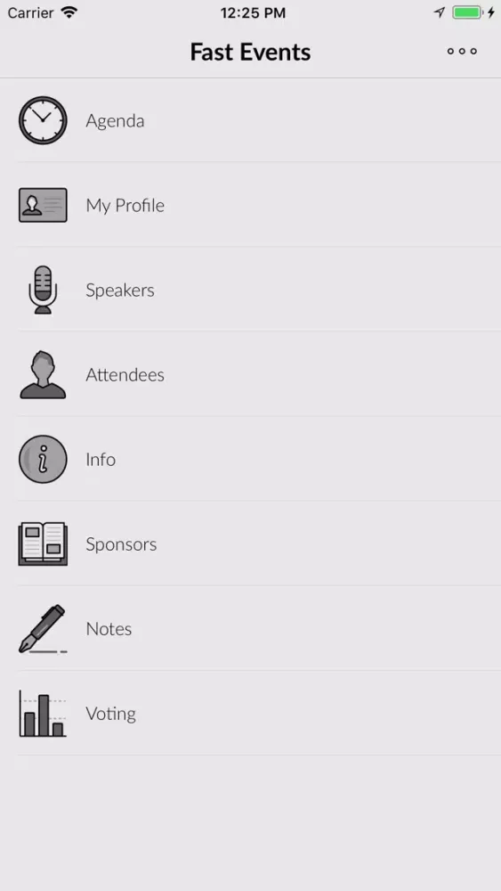 Zrzuty ekranu FAST Events App