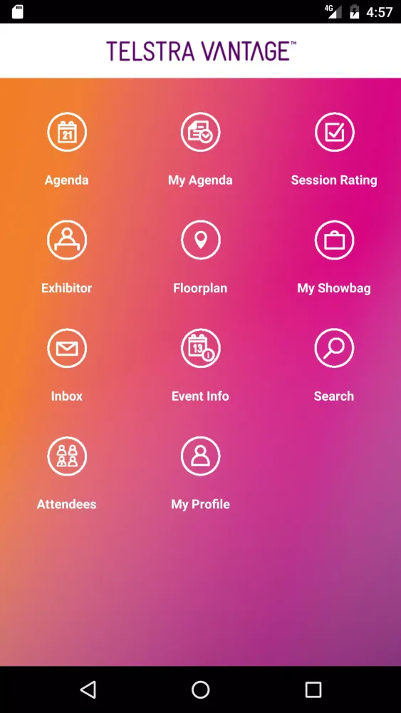 Скриншоты Telstra Vantage™ SA App