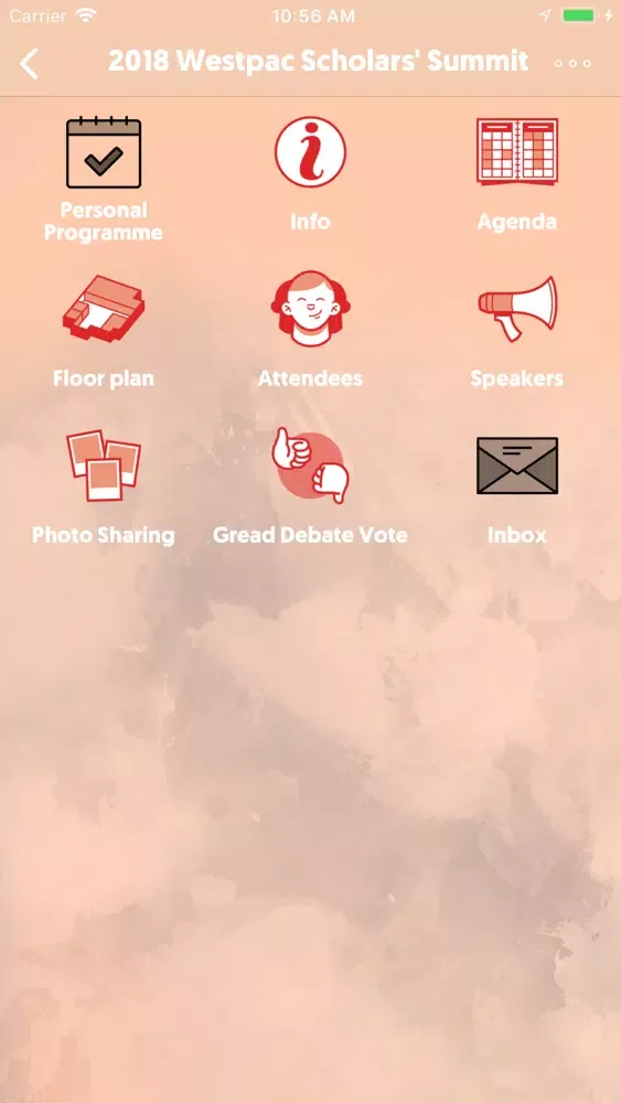 ภาพหน้าจอของ Westpac Events