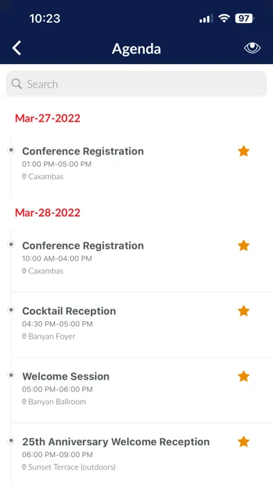 Screenshot di Yum! Meetings & Events