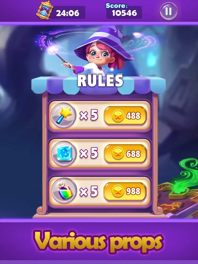 Tap Cubes - Sorceress Blast2 iPad 应用截图