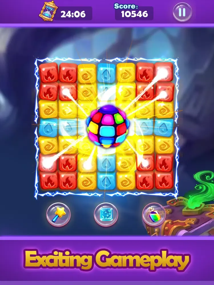 Tap Cubes - Sorceress Blast2 iPad 应用截图