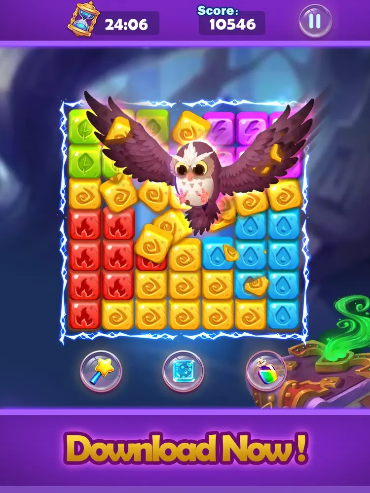 Tap Cubes - Sorceress Blast2 iPad 应用截图
