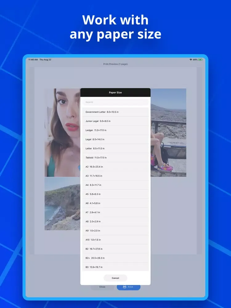 Photo Size Editor iPad  স্ক্রিনশট