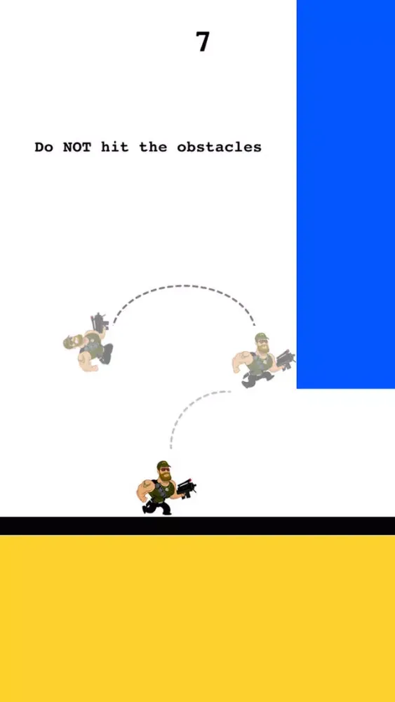 Amazing Hero Jumper - Shooting Platformer Indie Game of Color Tiles 스크린샷