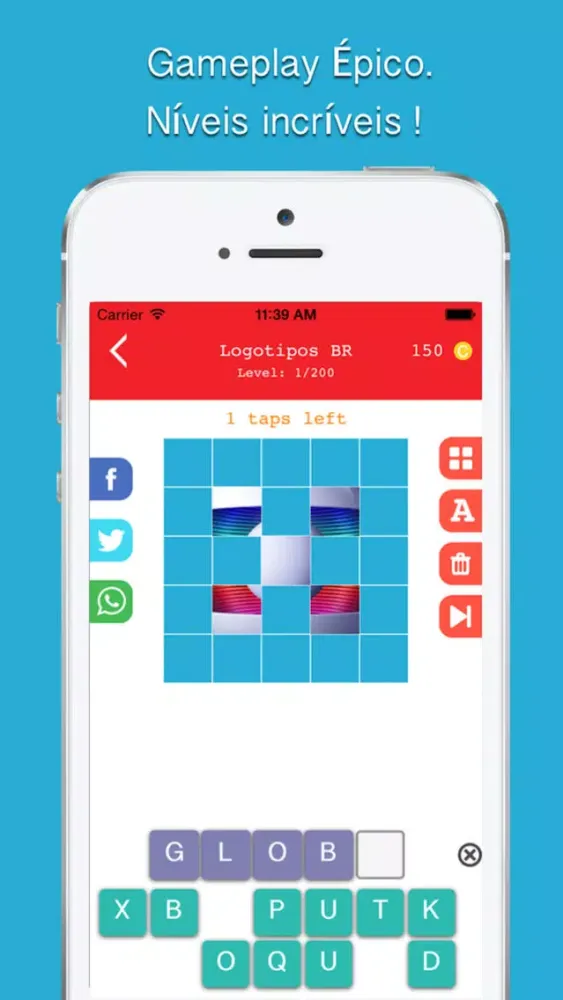 Logotipos BR™ - Melhor Jogo de Quiz dos Conhecimentos das Logomarcas do Brasil 2015应用截图