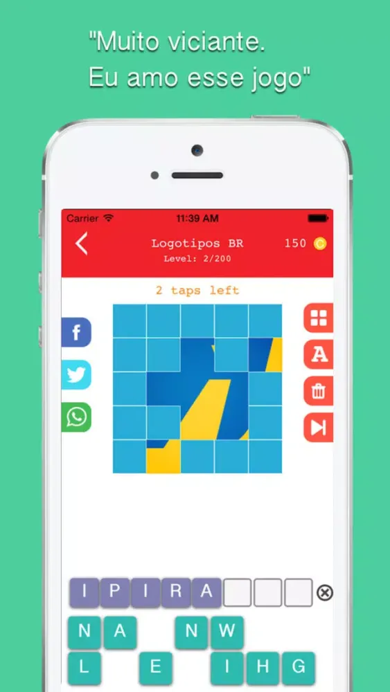 Logotipos BR™ - Melhor Jogo de Quiz dos Conhecimentos das Logomarcas do Brasil 2015应用截图
