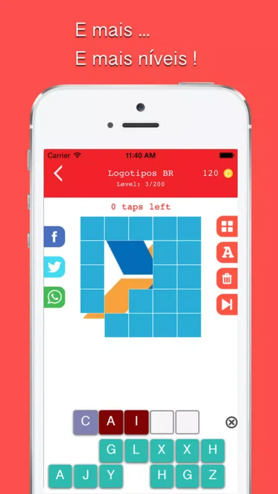 Logotipos BR™ - Melhor Jogo de Quiz dos Conhecimentos das Logomarcas do Brasil 2015应用截图