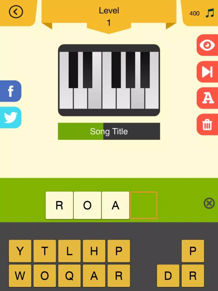 ภาพหน้าจอของ Piano Pop - Guess that Pop Music iPad 