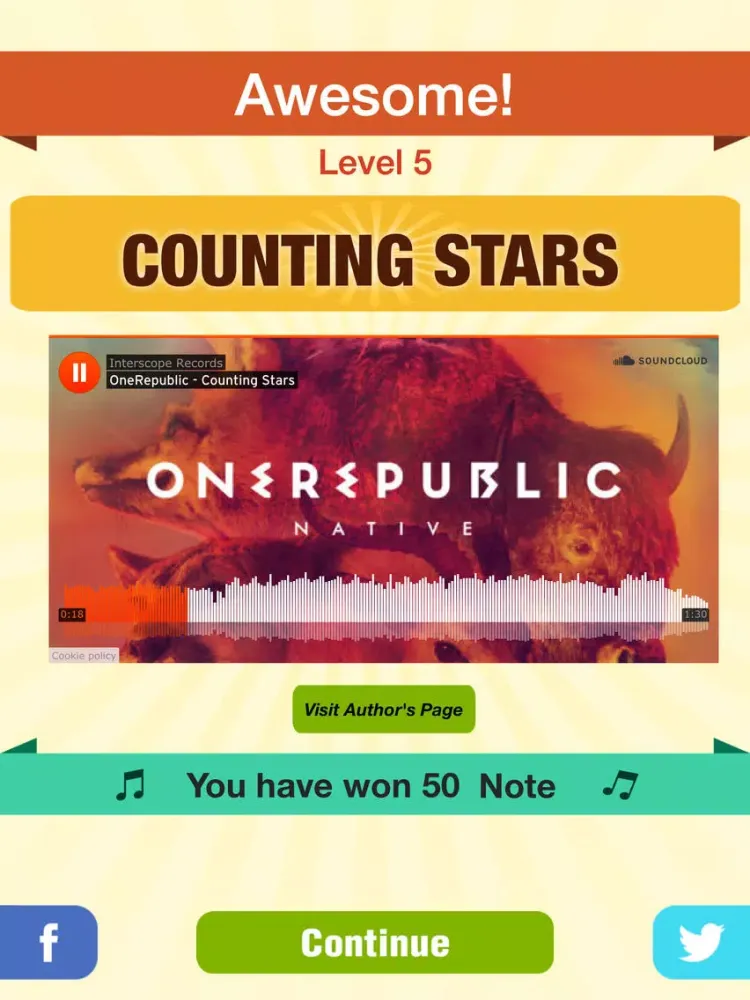 ภาพหน้าจอของ Piano Pop - Guess that Pop Music iPad 