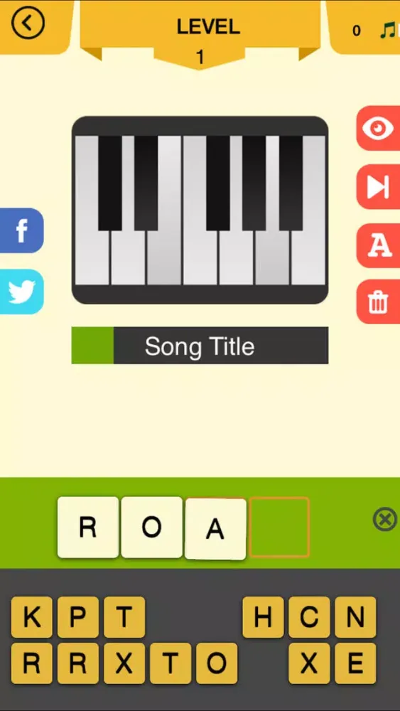 ภาพหน้าจอของ Piano Pop - Guess that Pop Music
