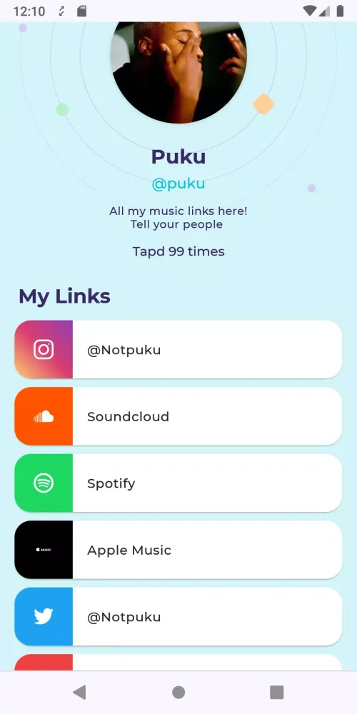 ภาพหน้าจอของ Tap'd
