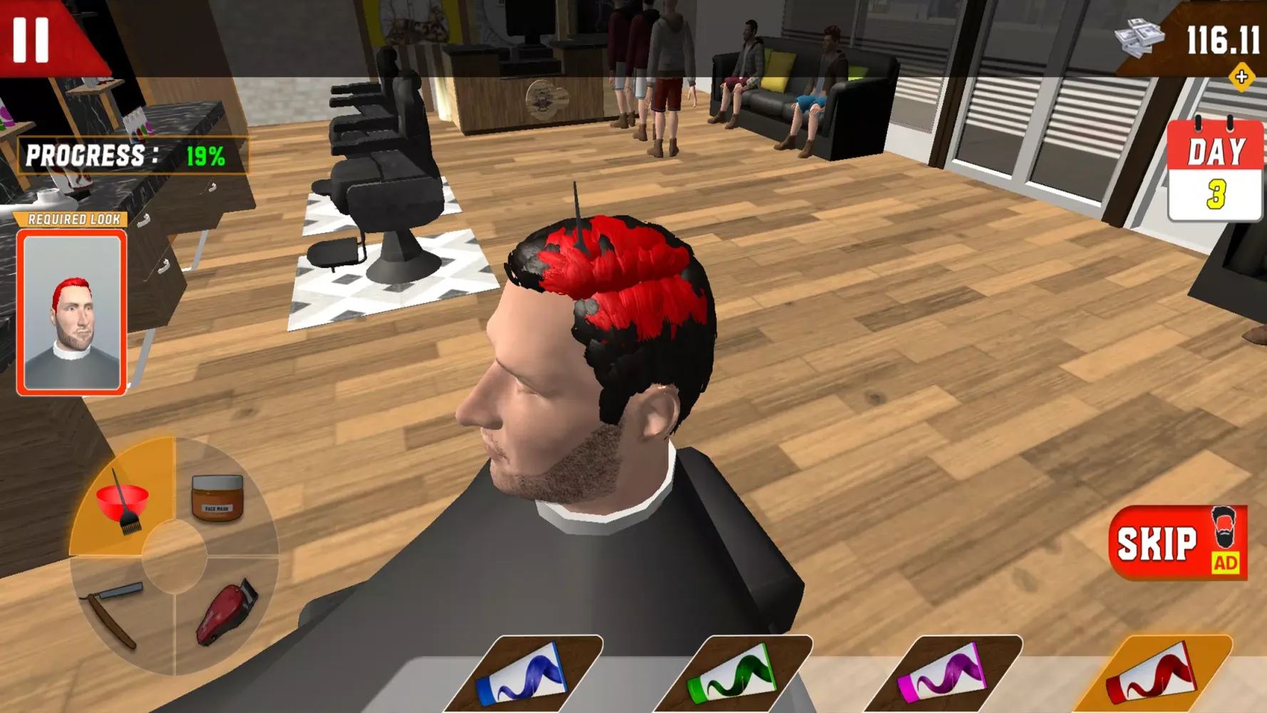 Tangkapan layar Barber Salon Haircut Games