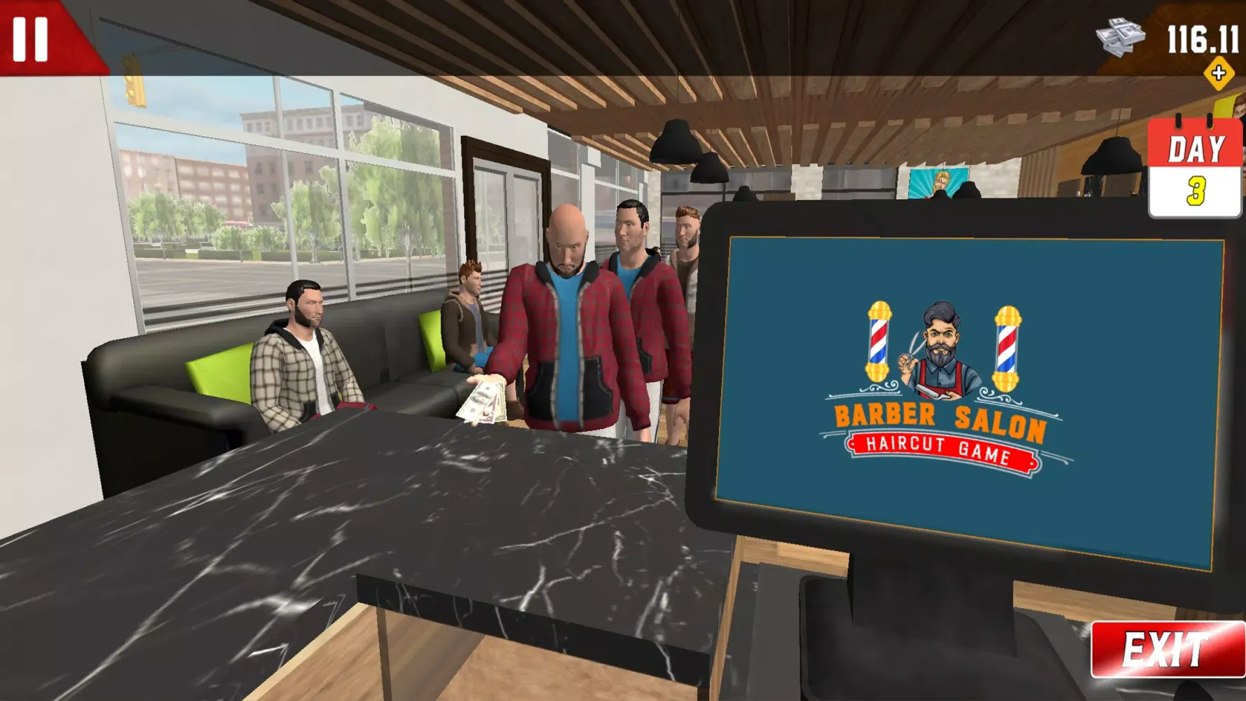 Tangkapan layar Barber Salon Haircut Games
