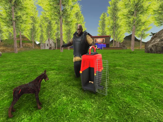 ภาพหน้าจอของ Monster Truck Dogs Transport iPad 