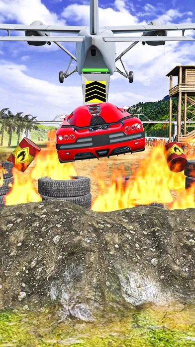 Stunt Plane Chase Mega Car স্ক্রিনশট