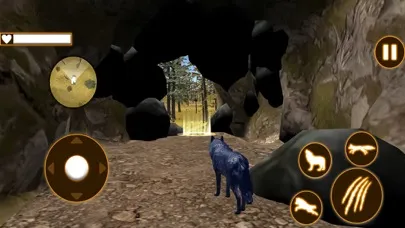 Ảnh chụp màn hình của The Wild Wolf Sim: Rpg Game 3D