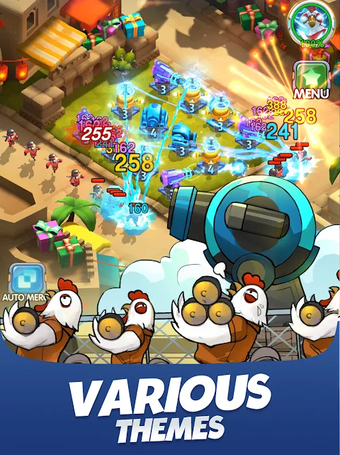 Rooster Defense Screenshots