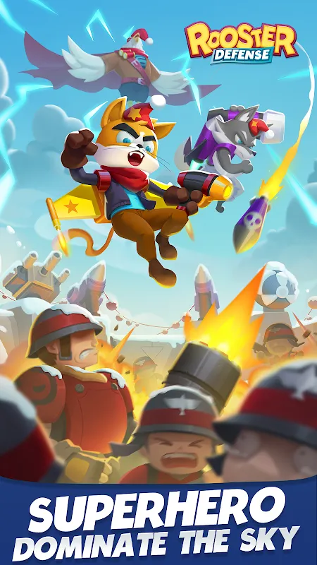 Rooster Defense Screenshots