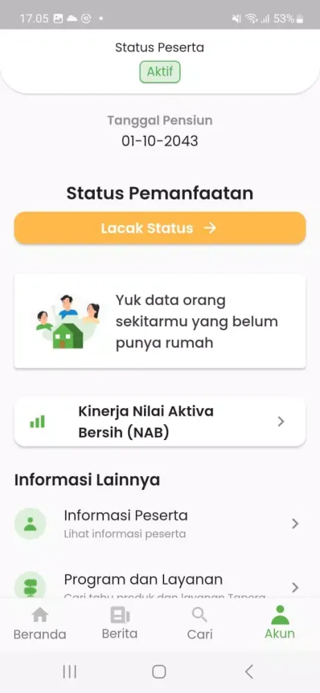 Tapera Mobile 스크린샷